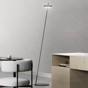 LED vloerlamp Mahina, zwart, hoogte 130 cm, metaal, CCT