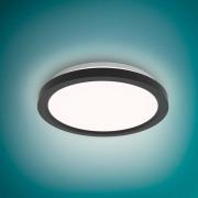 Philips LED plafondlamp Aio RD zwart Ø 30 cm afstandsbediening