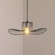 Hanglamp Tel, zwart, Ø 50 cm, metaal