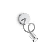 Ideal Lux LED wandlamp Focus 1, chroomkleurig, 55 cm