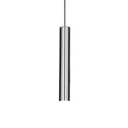 Ideal Lux hanglamp Look, chroomkleurig, Ø 6 cm, metaal
