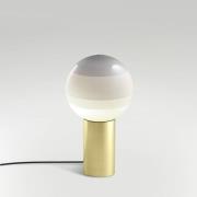 MARSET tafellamp Dipping Light S, wit/messing