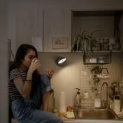 OSRAM LED wandlamp op batterijen NIGHTLUX CONE, zwart, touchdim