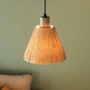 OSRAM hanglamp Decor Raffia, 1-lamp, raffia, naturelkleurig