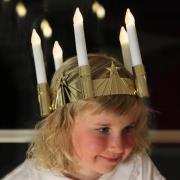 Vijflamps Luciakroon m. LED