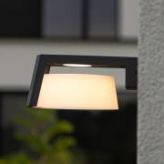 Moon LED buiten wandlamp, antraciet, CCT, IP44