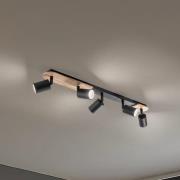 Plafondspot Cover Wood, 5-lamps