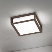 Buitenlamp Henry, corten, gegoten aluminium, E27, IP44