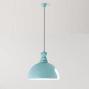 Hanglamp Kure, turquoise, metaal, Ø 40 cm E27