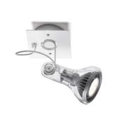 MARSET wandspot Atlas, 2.700 K, Ø 11 cm, transparant