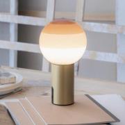 MARSET Accu-tafellamp Dipping Light, crème/messing, dimbaar