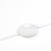 Vloerlamp June met kartonnen kap, wit