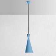 Hanglamp Tom, lichtblauw, metaal, Ø 19 cm, E27