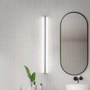 Helestra LED spiegellamp LOOM, lengte 90 cm, chroom, IP44