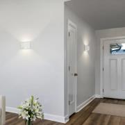 Helestra LED wandlamp VID, wit, up/down, IP65