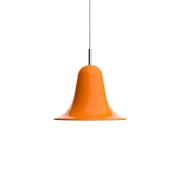 Verpan hanglamp Pantop, oranje, Ø 23 cm, metaal, E14