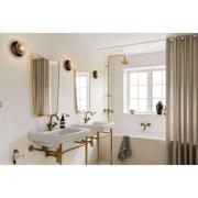 Nuura wandlamp Liila 1 IP44 Ø 16 cm, zwart/helder