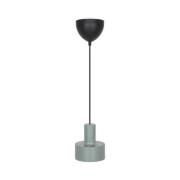 Hanglamp Matis, stofgroen, Ø 13 cm, metaal