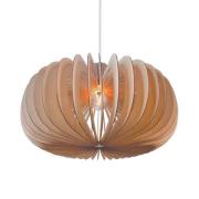 Hanglamp Hazo, Ø 65 cm, naturelkleurig, hout