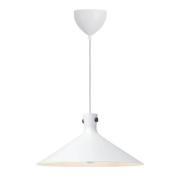 Hanglamp Dorina, wit, Ø 45 cm, metaal