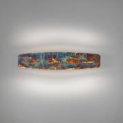 LED wandlamp Persida, slagmetaal, goudkleurig