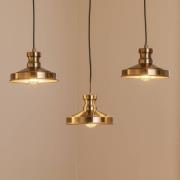 Hanglamp Berceste 9263, 3-lamps, oud messingkleurig, E27