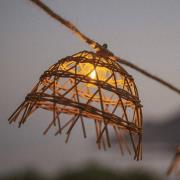 Newgarden LED-zonnelichtketting Alma, houtkleurig, PVC, IP44