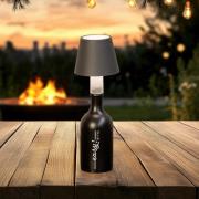 LED-fleslamp Fiocco, zandgrijs, CCT, IP54, dimbaar