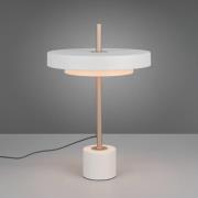 LED tafellamp Keaton, lichtgrijs, hoogte 45 cm, metaal, CCT