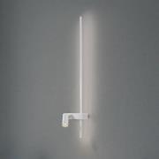 Wandlamp EASY RIGHT, wit, breedte 80 cm, metaal, GU10 + LED