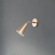 Wandlamp Evander, goud, metaal, hoogte 21 cm, E27
