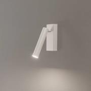 LED wandlamp Rulo, beige, staal, 3000 K