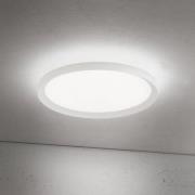 LED plafondlamp Kant, Ø 40 cm, wit, CCT, metaal/kunststof