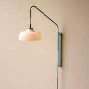 HÜBSCH wandlamp Current, lichtblauw, uitsteek 71 cm