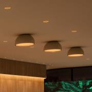 Vibia Duo 4874 LED plafondlamp, crème