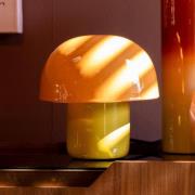 KARE tafellamp Mushroom, oranje, metaal, 20 cm, E14