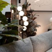 KARE vloerlamp Scala Balls, zwart, 160 cm, G9