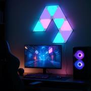 Calex Smart LED wandlamp TRIANGLES, 9-delig, RGBW, dimbaar