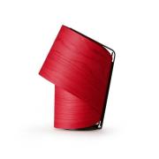 LZF tafellamp Tiny, rood, hoogte 22 cm, houtfineer