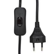 PR Home wandlamp Wien, zwart, hoogte 22 cm, GU10, stekker