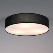 OSRAM plafondlamp ORBIS PARIS, zwart, Ø 40 cm textiel E27
