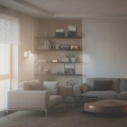 wandspot Tapp, wit, Ø 8 cm, 1-lamp, metaal, GU10