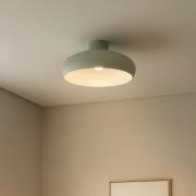 Lindby Elover plafondlamp, lichtgroen, Ø 45 cm, ijzer