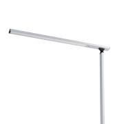 Prios Zyair LED kantoor vloerlamp, zilver 108,4 cm