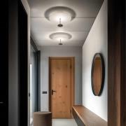 LED plafondlamp Stilo_S, zwart, Ø 35 cm