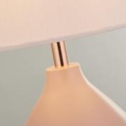 Tafellamp Keisli, beige, textiel, 22 cm, E14