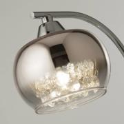 Tafellamp Ianis, grijs, metaal/glas, hoogte 36 cm, G9