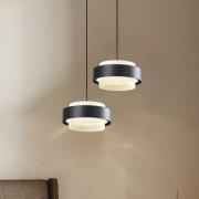 LED hanglamp Donal, Ø 17 cm, zwart, metaal