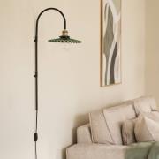 Globen Lighting wandlamp COBBLER, groen, hoogte 75 cm, glas