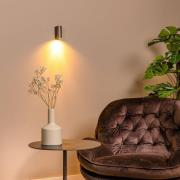 Wandspot Dupla, roestkleurig, hoogte 9 cm, metaal